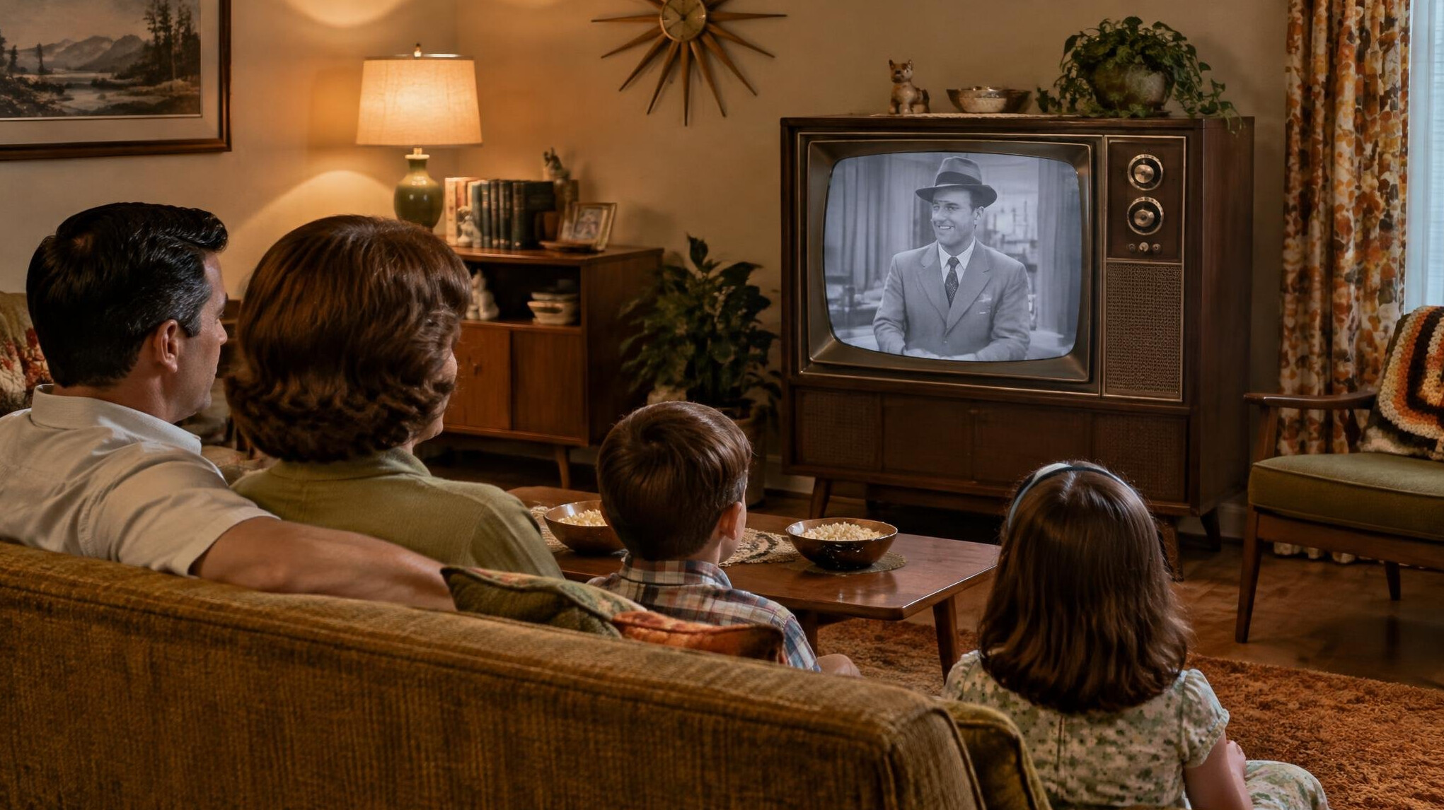 vintage television set