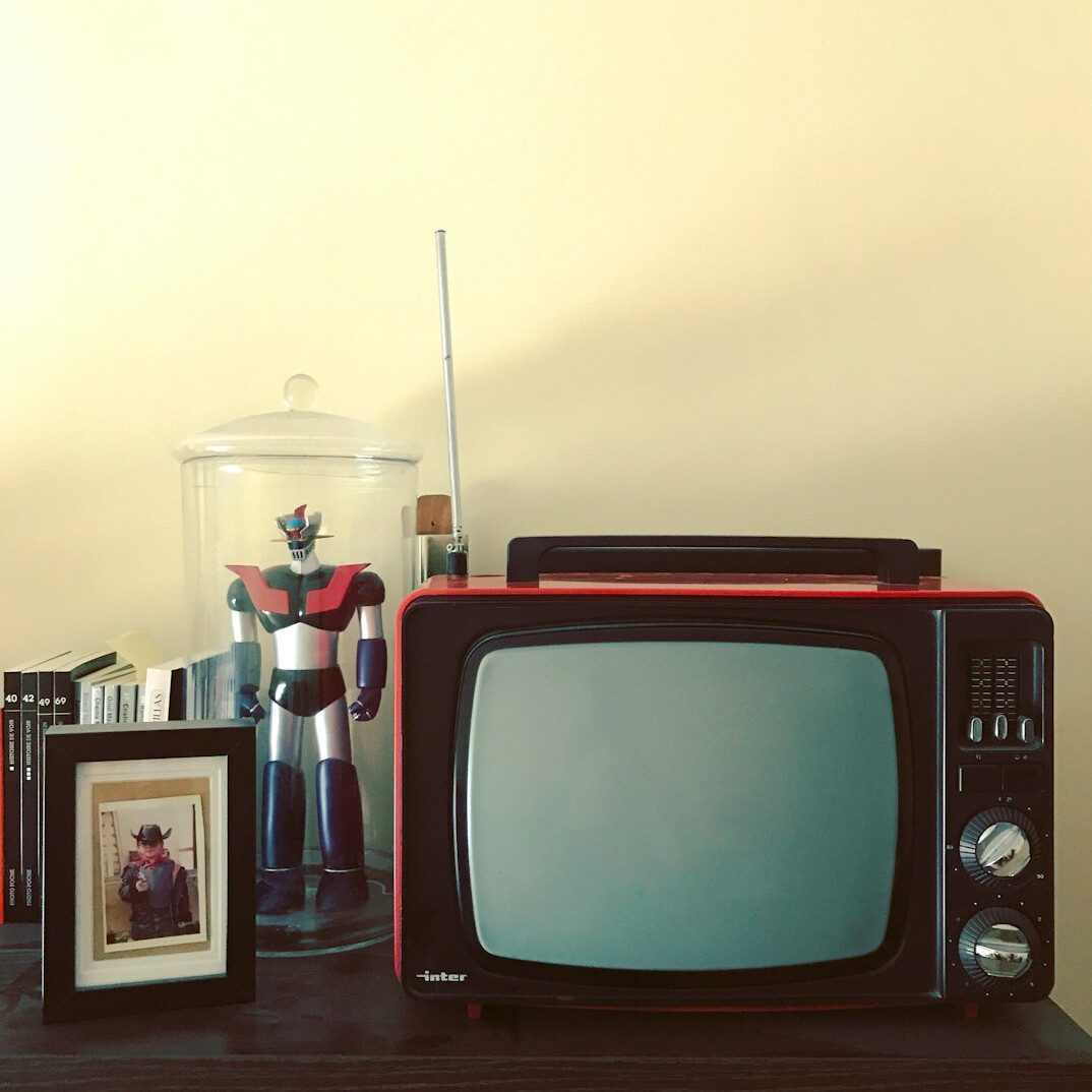 vintage television set